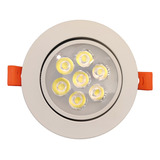 Spot Led 7w Embutir Smd Redondo De Alumínio Bivolt