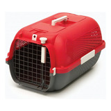 Jaula Transportadora Carrier Medium Para Perros Gatos Avion