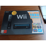 Nintendo Wii Black Edition Unico Dono