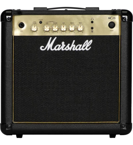 Amplificador De Guitarra Marshall Mg15 Gold