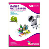 Papel Foto Glossy Brillante  Carta De 180gr/50 Hojas