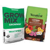 Sustrato Growmix Multipro 80lts Humus De Lombriz 5l