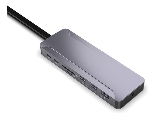 Hub Usb C, Estación De Acoplamiento Usb C 13 En 1 Con Ethern