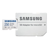 Cartão Memória 256g Original Samsung Microsd + Adap. Sd |n2