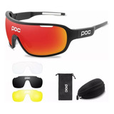 Mtb 4 Lentes + Soporte For El Lentes Ciclista Bicicleta