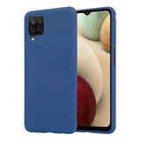 Capa Slim Fina Fosca Compatível Com Galaxy A12 + Pelicula 3d