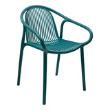 Silla Minimalista Lagoon Moderna Comedor Jardin Patio Aqua