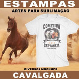 Estampas Camisetas Cavalgada Cavalo Country Sublimação