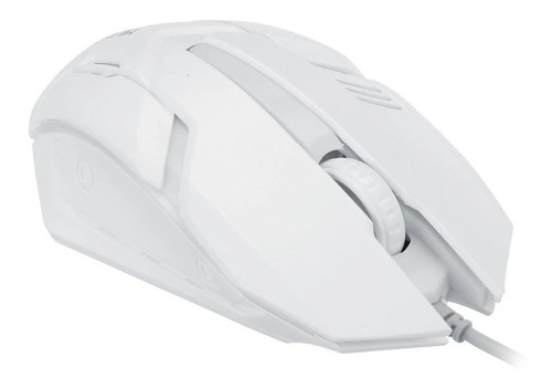 Kit Teclado Mouse Gamer Led Usb 1600 Dpi Jogos Pc Notebook Cor Do Teclado Branco