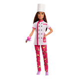 Muñeca Barbie Chef Repostera Pastry Chef Individual 