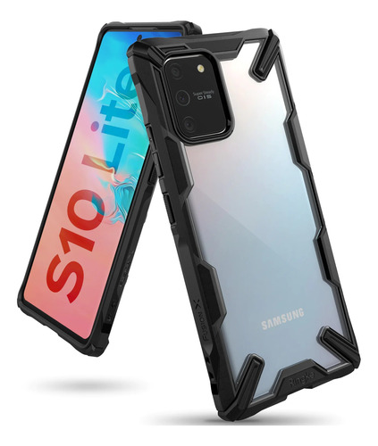 Estuche Ringke Fusion X Samsung Galaxy S10 Lite Negro