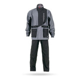 Impermeable Cyclone Negro Gris Fireparts En Aolmoto