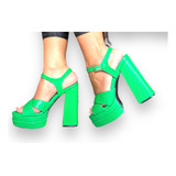 Zapatos Cklass 215-10 Verde 14 Cm Outlet/saldos Mchn