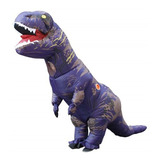 Traje Disfraz Inflable Forma Dinosaurio T-rex Para Adulto Fd