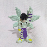 Miniatura Angemon Digimon Anjo Azul E Roxo 4cm