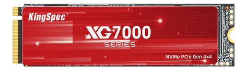 Ssd Kingspec Xg 7000 4tb M.2 2280 Pcie 4.0x4 Nvme 1.4 Velocidade 7400 Mb/s Gravação 6600 Mb/s Unidade De Estado Sólido Interna Para Ps5 Pc Desktop