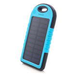 Cargador Solar 5000mah Power Bank Linterna