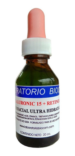 Serum Acido Hialuronico 15% Con Retinol Rejuvenecedor Facial