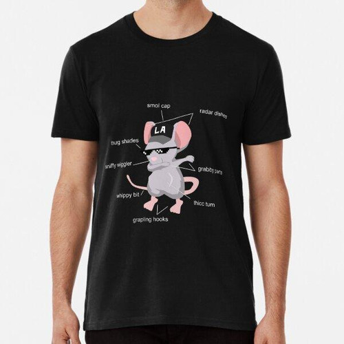 Remera Anatomía De Una Rata Camiseta Divertida Rata Camisa C