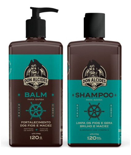 Kit Shampoo + Balm Calico Jack Don Alcides