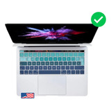 Protector Cubre Teclado Esp Para Macbook 16 Verde D 2021