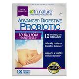 Probiotico Trunature Advanced Digestive 10billion 100 Cap Sabor Sem Sabor