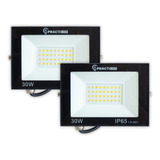 Pack X 2 Reflectores Led 30w Exterior Proyector