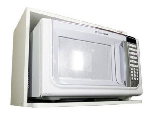 Nicho Suporte Microondas Forno De Parede Cozinha Mdf Branco