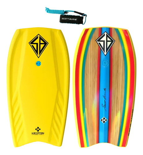 Tabla Bodyboard 42'' Boogie Krypton Scott Burke - Rojo. | Envío gratis