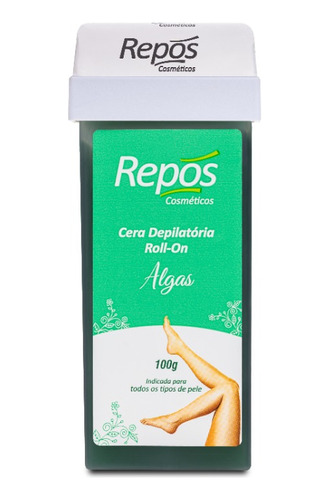 Repos Cera Roll-on Algas Elástica Depilação Estética Salão