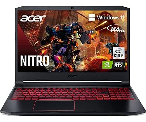 Laptop Gamer Acer Nitro 5 15.6'' I5 Rtx 3050 32gb 1tb -negro