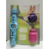 Kit De Juguetes Para Perro Rellenables Con Premios O Croketa Color Azul