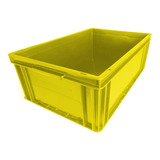 Contenedor Plástico Cajón Apilable Athena 6422a 60x40x22 Cm Color Amarillo