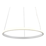 Colgante Aro Led Simp 60cm Blanco Deco Moderno Luz Desing