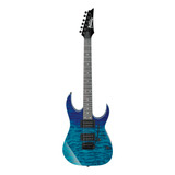 Guitarra Electrica Ibanez Grg120qasp-bgd Serie Gio Rg Blue