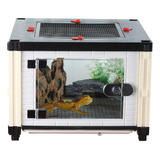 Crapelles Terrario De Reptiles, Jaula Para Mascotas, Tanque