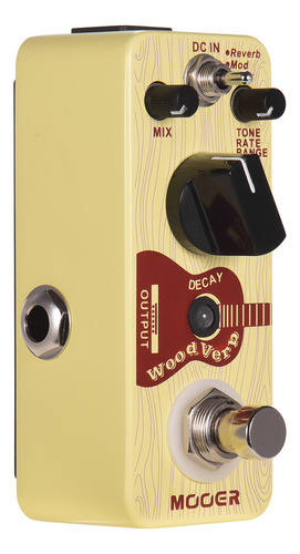 Guitarra Mooer Woodverb Reverb Micro Efectos De Pedal