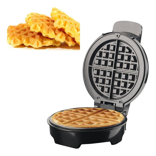 Una Gran Máquina Redonda De Waffles Para El Desayuno V2