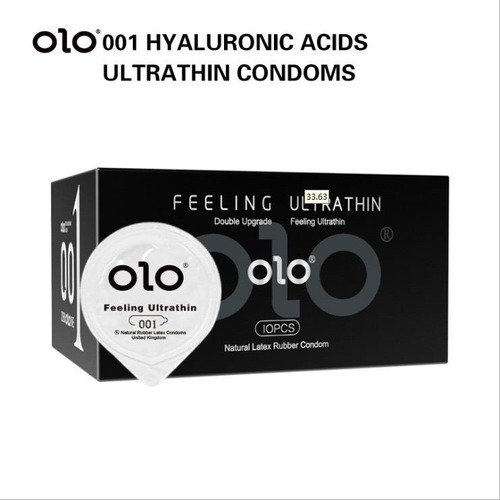 Caja 10 Condones Ultradelgados Con Acido Hialuronico Cdn2