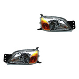 Par De Faros Ikon 2001-2002-2003-2004-2007 C/base Ambar Ty