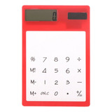 Mini Calculadora Solar Com Tela De Toque