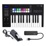 Novation Launchkey 25 (mk3) - Paquete De Teclado Midi De Ta.