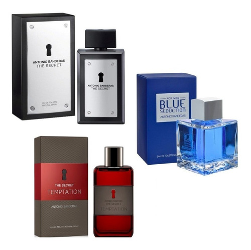 Perfume Antonio Banderas Promoción X 3 Originales Hombre