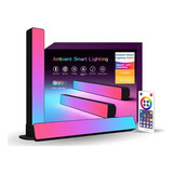 Barras De Luz Tv Pc Rgb Gamer Doble Control Bluetooth 