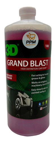 Desengrasante Profesional Para Motores 3d Grand Blast 32 Oz