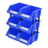 Organizador De Caja De Herramientas De Contenedor De Azul