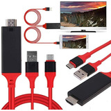 Mhl - Cable Usb 3.1 Tipo-c A Hdmi 1080p Hd Para Samsung