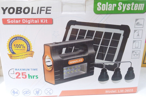 Kit Ampolletas Solar Emergencia Camping 220v Envio Gratis