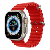 Pulseira Silicone Ocean Compatível Com Apple Watch 41mm