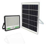 Reflector Led Con Panel Solar Luz Blanca 300w Jwj